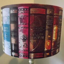 Classic Books Lampshade Vintage Style Light Shade - thumbnail 3