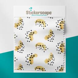 Watercolour Cheetah Print Roller Blind, Children's Made To Measure, Animal Blind - thumbnail 2