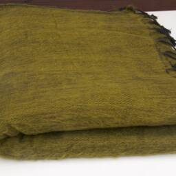 Handmade Yak Wool Blend Blanket Large Travel Wrap, Nepal - thumbnail 4
