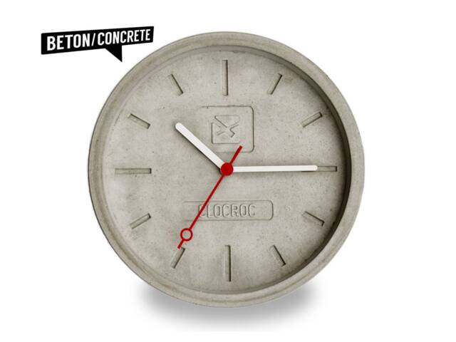 Clocroc Concrete Wall Clock - Aviation Big - image 1