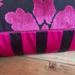 Designers Guild Fabric Monteverdi Berry Soly Fuschia Pillow Cover - thumbnail 3