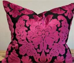 Designers Guild Fabric Monteverdi Berry Soly Fuschia Pillow Cover