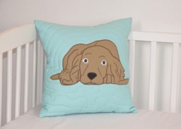 Cocker Spaniel Pillow, Decorative Dog Cushion, Cute Animal Gift - thumbnail 1