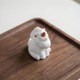 Unicorn Tea Pet Zisha Companion Cute Animal Ceremony Accessory Handmade Style Lover Gift Collectible - thumbnail 4