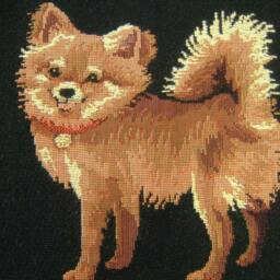 Papillon Faithful Friends Oblong Tapestry Cushion Pillow Cover - thumbnail 2
