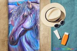 "Fantasy Horse Beach Towel, Original ""Dream Catcher"