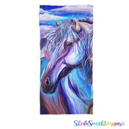 "Fantasy Horse Beach Towel, Original ""Dream Catcher" - thumbnail 2