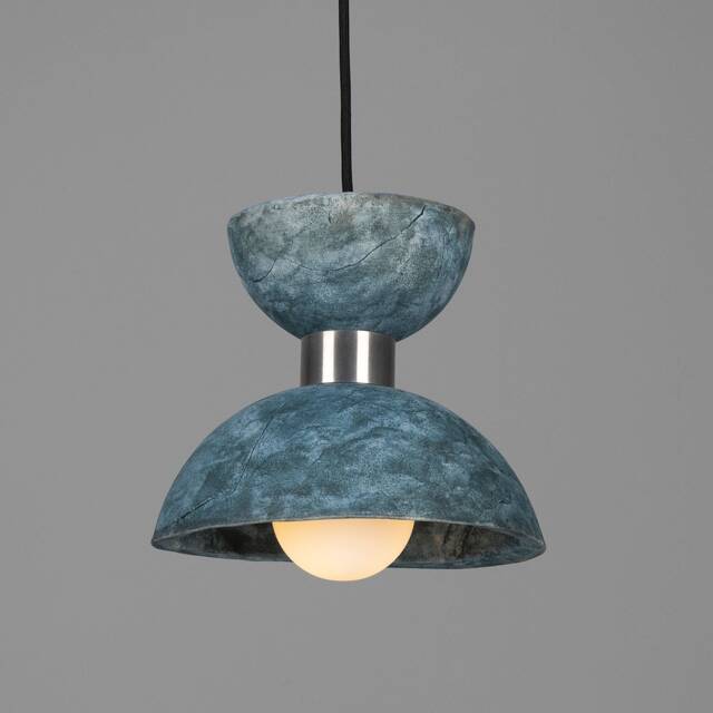 Nakaii Organic Ceramic Pendant Light Blue Earth 8 - image 1