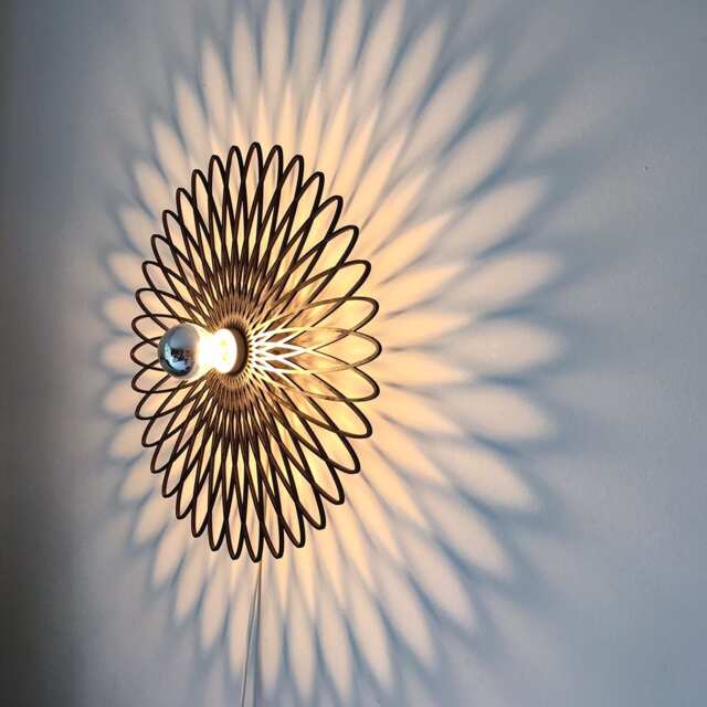 Lamp Design, Ornament, Black, Wall Lamp, Shadow - image 1