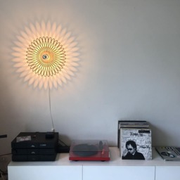 Lamp Design, Ornament, Black, Wall Lamp, Shadow - thumbnail 2