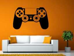 Video Game Controller Joystick Gamer Gaming Let's Play Tv Wall Or Window Sticker Decal Vinyl Fathead Mural Decor L2016 - thumbnail 1