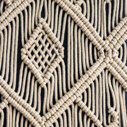 Large Macrame Wall Hanging, Boho Tapestry, Cotton Art - thumbnail 3