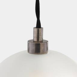 Madlin Clear/Frosted Glass Globe Pendant 6 - thumbnail 3