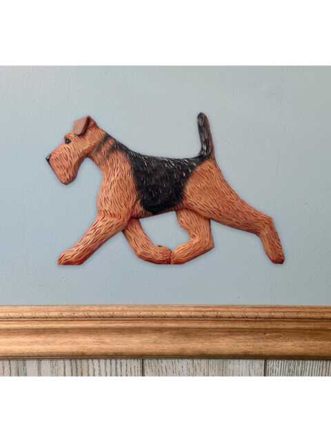 Airedale Terrier Dig - Dog in Gait Wall Art - image 1