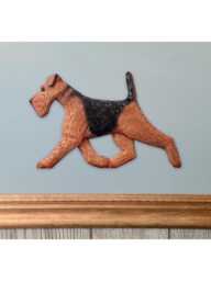 Airedale Terrier Dig - Dog in Gait Wall Art