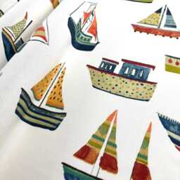 Cushion Covers Lampshades Sailing Fishing Boat Boys Rooms - thumbnail 2