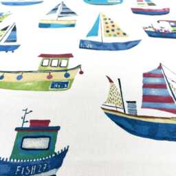 Cushion Covers Lampshades Sailing Fishing Boat Boys Rooms - thumbnail 4