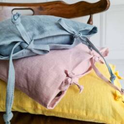 Buckwheat Hulls Linen Pillow, Pillow With Buckwheat Hulls, Cover Case - thumbnail 3