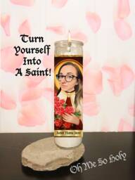 Custom Saint Candle - Personalized Prayer Candle, Funny Novelty Gift
