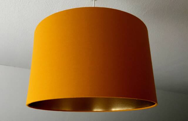 "Lampshade ""Mustard Gold" - image 1
