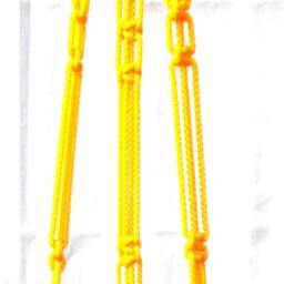 Yellow Macrame Plant Holder 36 Inches 3mm - Hanging Planter Macrame Wall Hanger - thumbnail 3