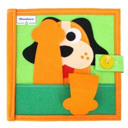 Handmade Felt Quiet Book - Peek A Boo