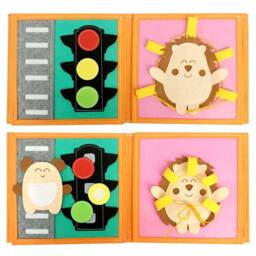 Handmade Felt Quiet Book - Peek A Boo - thumbnail 3