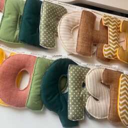Padded Handmade Garland Alphabet Banner Coloured Bunting Puffy Letters - School Classroom Nursery Bedroom - thumbnail 3