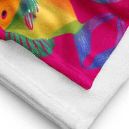Under The Sea Beach Towel Modern Patterned Bath Towel - 30x60 - thumbnail 4
