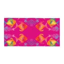Under The Sea Beach Towel Modern Patterned Bath Towel - 30x60 - thumbnail 3