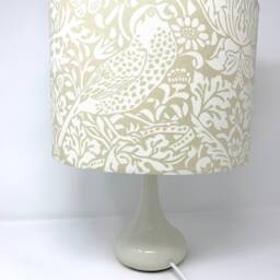 William Morris Lamp Shade, Strawberry Thief Cream Beige, For Standard Lamps Or Ceiling Lights - thumbnail 4