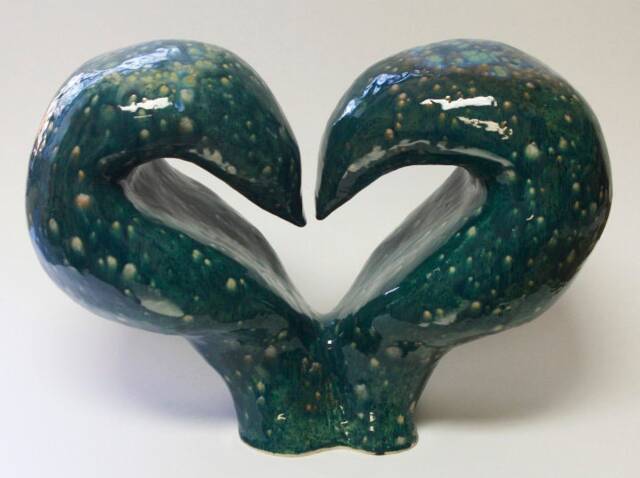 Biomorphic Heart Sculpture - image 1