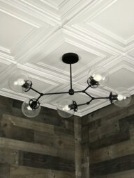 Aurelio Modern 5 Light 6In Globe Sputnik Mid Century Industrial Chandelier - thumbnail 1