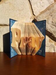 Pray - Folded Book Art Fully Customizable, Christmas, Religious, Prayer