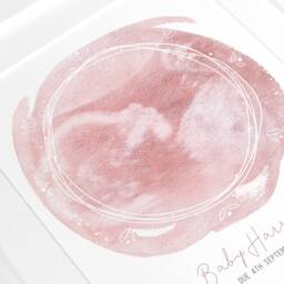 Framed Watercolour Baby Scan Print Art, Frame, Shower Gift, Ultrasound Photo, Mothers Day Gift From Bump - thumbnail 2