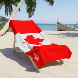 Canada Beach Towel, Canada Flag Tovel, Of Canada, Beach Country Gift - thumbnail 1