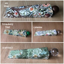 William Morris Door Stop Wedge Art Nouveau Design - Recycled Hardwood - thumbnail 3