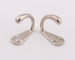 4Pcs 35mm Antique Style Bag Hooks, Wall Mounted Coat Rack???silver Wall Hook, Hat Hook, Standing Coat Rack, Key Rack, Towel Hook - thumbnail 1