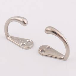 4Pcs 35mm Antique Style Bag Hooks, Wall Mounted Coat Rack???silver Wall Hook, Hat Hook, Standing Coat Rack, Key Rack, Towel Hook - thumbnail 3
