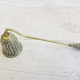 Elegant Metal Candle Snuffer - Flower Designs, 16cm - thumbnail 3