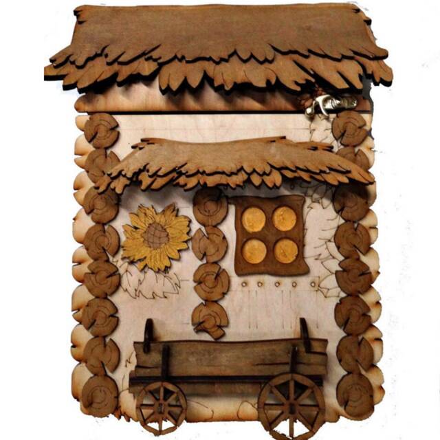 "Wooden Key Box ""Hatka 3D" - image 1