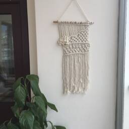 Wall Weaving, Macrame Wall Hanging, Home Decor, Boho Art, Woven Hanging, Woven Tapestry, Boho Decor, Wall Tapestries - thumbnail 4