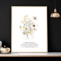 Bible Sketches 3 Prints Wall Art Set Framed, Modern Christian Verse Prints, Sage Green Botanical Christianity Decor - thumbnail 2
