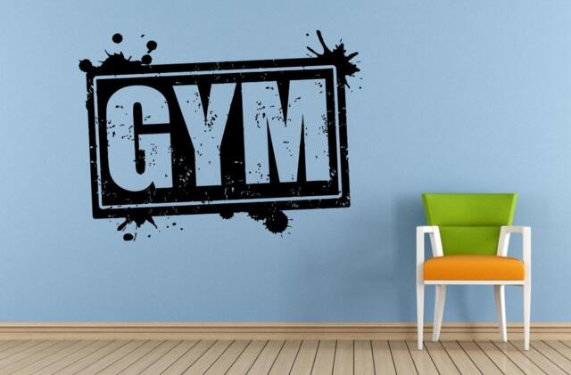 Crossfit Cross Fit Sign Logo Emblem Fitness Gym Lifting Weights Rolling Tires Wall Or Car Vinyl Peal & Stick Removable Sticker Decal L1398 - image 1