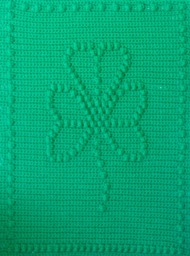 Shamrock Crochet Baby Blanket Pattern - thumbnail 1