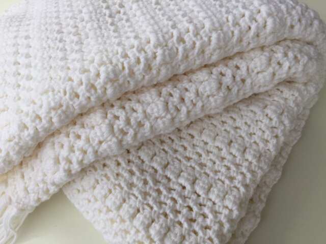 Made-To-Order Crochet Blanket Soft Blanket, Acrylic Afghan, Custom Colors & Sizes - image 1