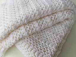 Made-To-Order Crochet Blanket Soft Blanket, Acrylic Afghan, Custom Colors & Sizes
