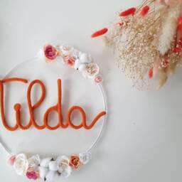 Floral Decoration in Cotton Flower Knitting - thumbnail 3