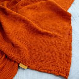 Soft Muslin Bedspread, Double Gauze Cotton Blanket, Modern Throw - thumbnail 2