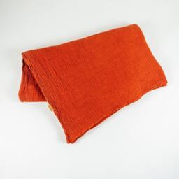 Soft Muslin Bedspread, Double Gauze Cotton Blanket, Modern Throw - thumbnail 3